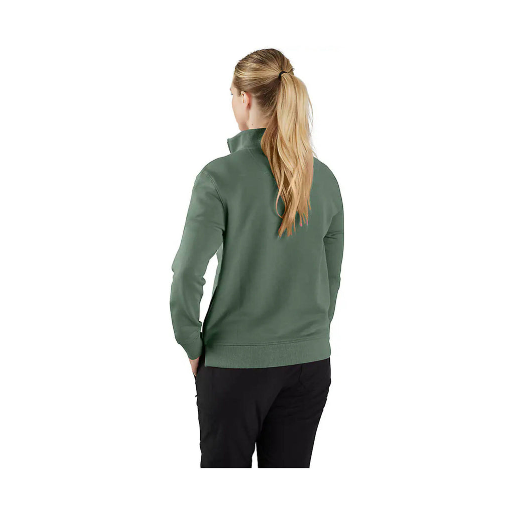 Carhartt Women's Tencel Fabric 1/2 Zip Sweatshirt - Frosted Balsam - ONLINE STORE CREDIT/EXCHANGE ONLY - Lenny's Shoe & Apparel