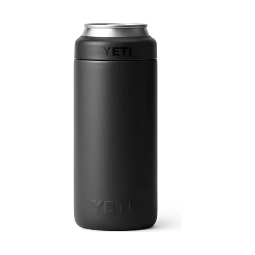 YETI 12 oz Colster Slim Can Cooler - Black - Lenny's Shoe & Apparel