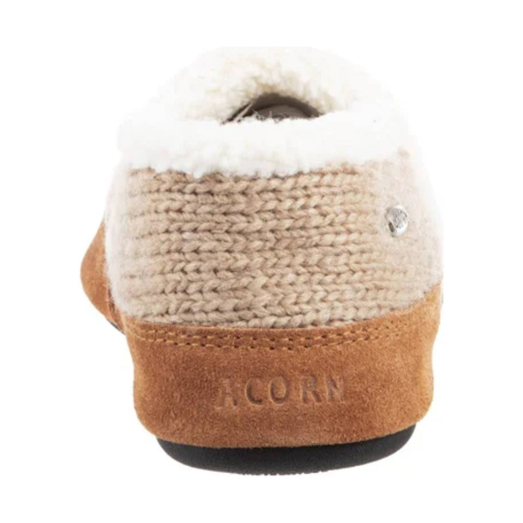 Acorn Women's Nordic Moc Slipper - Nordic Oatmeal Heather FINAL SALE - Lenny's Shoe & Apparel