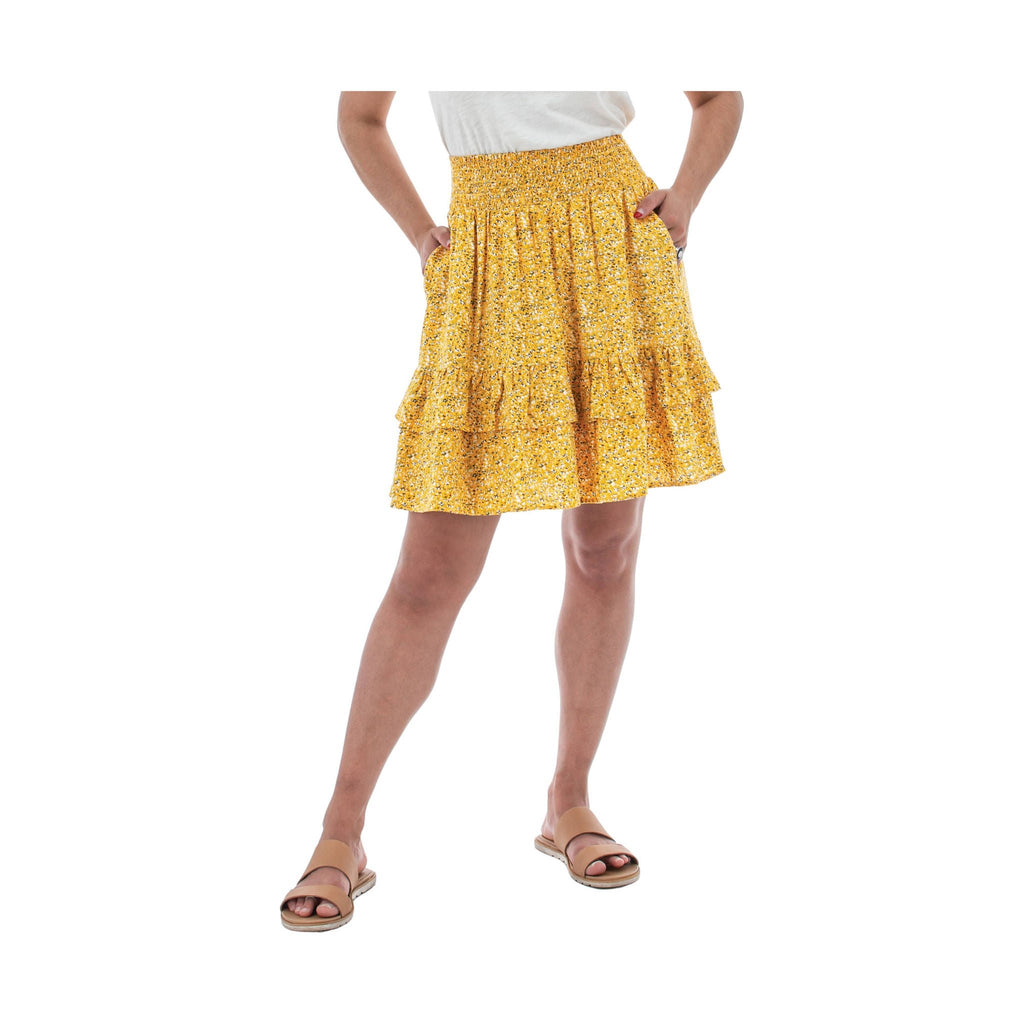 Aventura Women's Dell Skirt - Golden Cream - ONLINE STORE CREDIT/EXCHANGE ONLY - Lenny's Shoe & Apparel