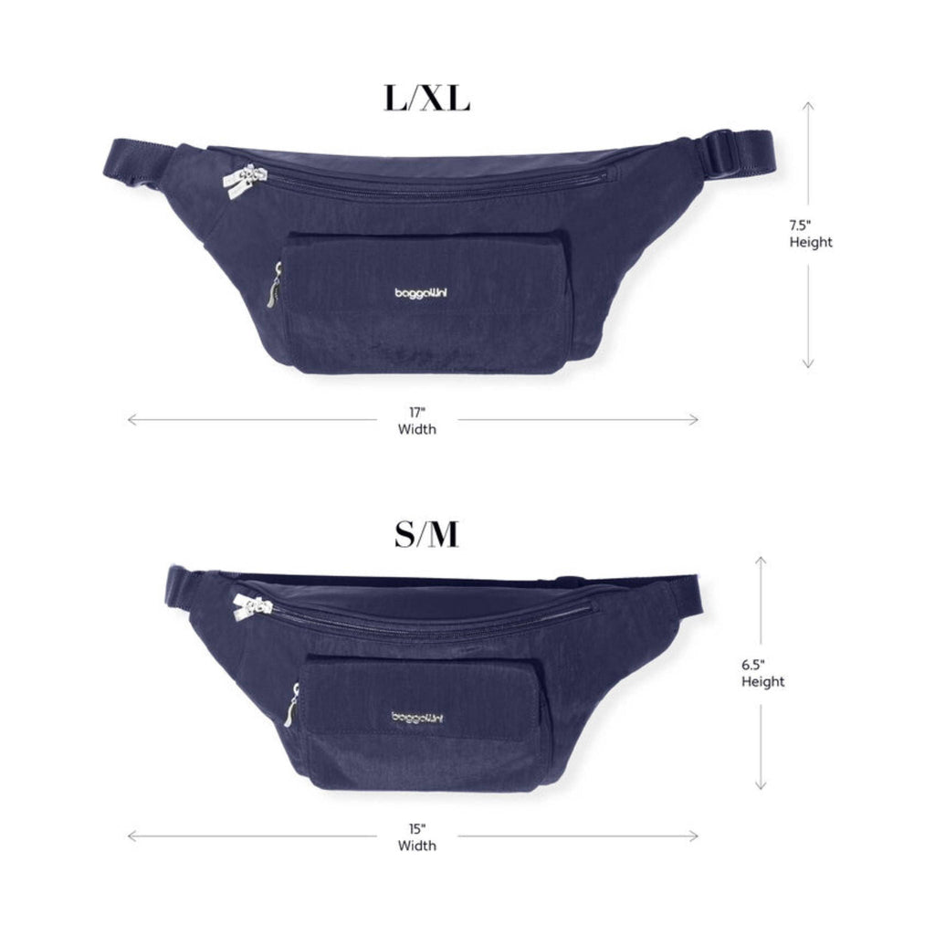 Baggallini Modern Everywhere Waist Pack Sling - French Navy - Lenny's Shoe & Apparel