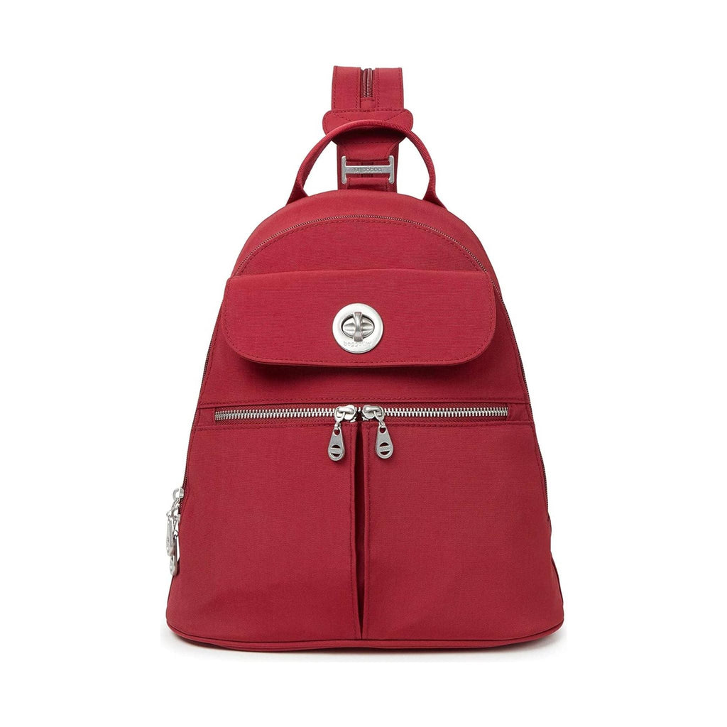 Baggallini Women's Naples Convertible Backpack - Ruby Red - Lenny's Shoe & Apparel