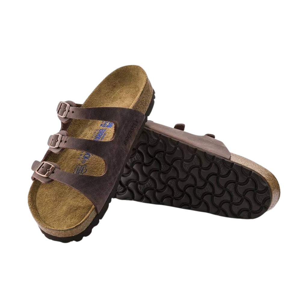 Birkenstock Florida Soft Footbed Sandal - Oiled Leather Habana - Lenny's Shoe & Apparel