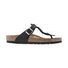 Birkenstock Gizeh Braided Sandals - Oiled Leather Black - Lenny's Shoe & Apparel