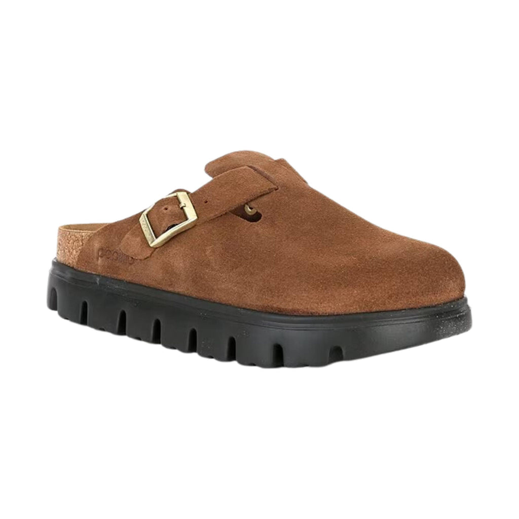 Birkenstock Papillio Boston Chunky Clog - Dark Tea Natural - Lenny's Shoe & Apparel