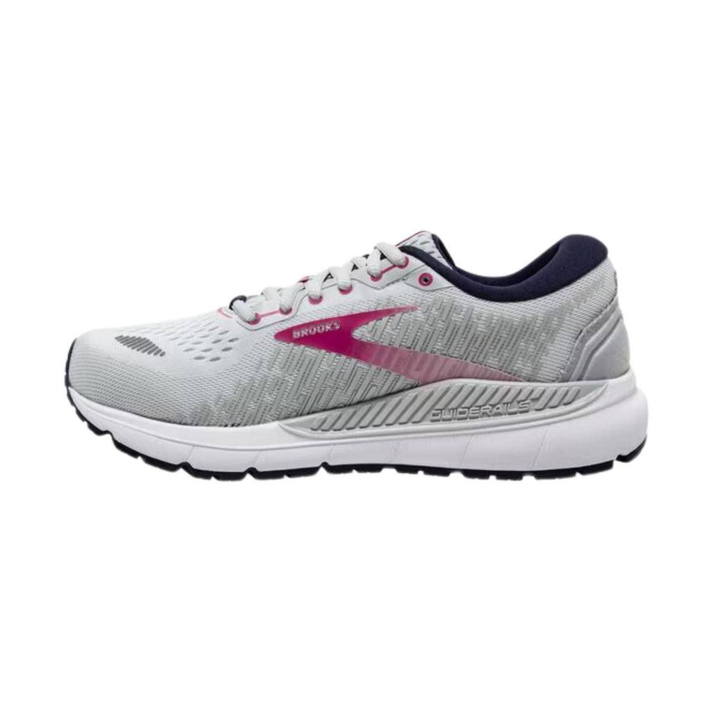 Brooks Women's Addiction GTS 15 Road Running Shoes - Oyster/Peacoat/Lilac Rose - Lenny's Shoe & Apparel