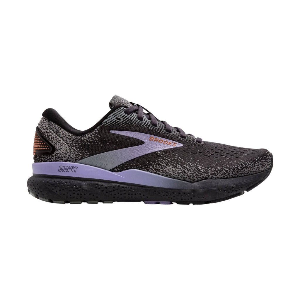 Brooks Women's Ghost 16 Road Running Shoes - Ebony/Lavender/Copper - Lenny's Shoe & Apparel