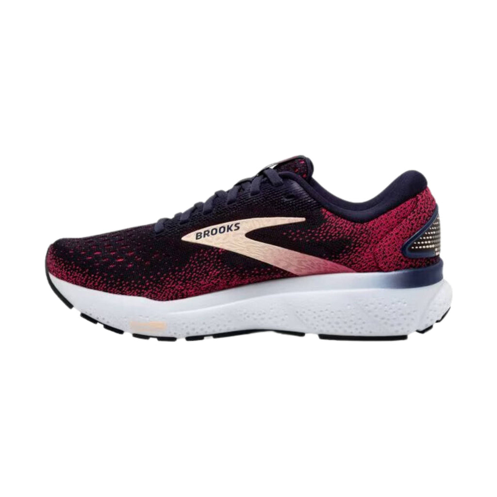 Brooks Women's Ghost 16 Road Running Shoes - Peacoat/Raspberry/Apricot - Lenny's Shoe & Apparel