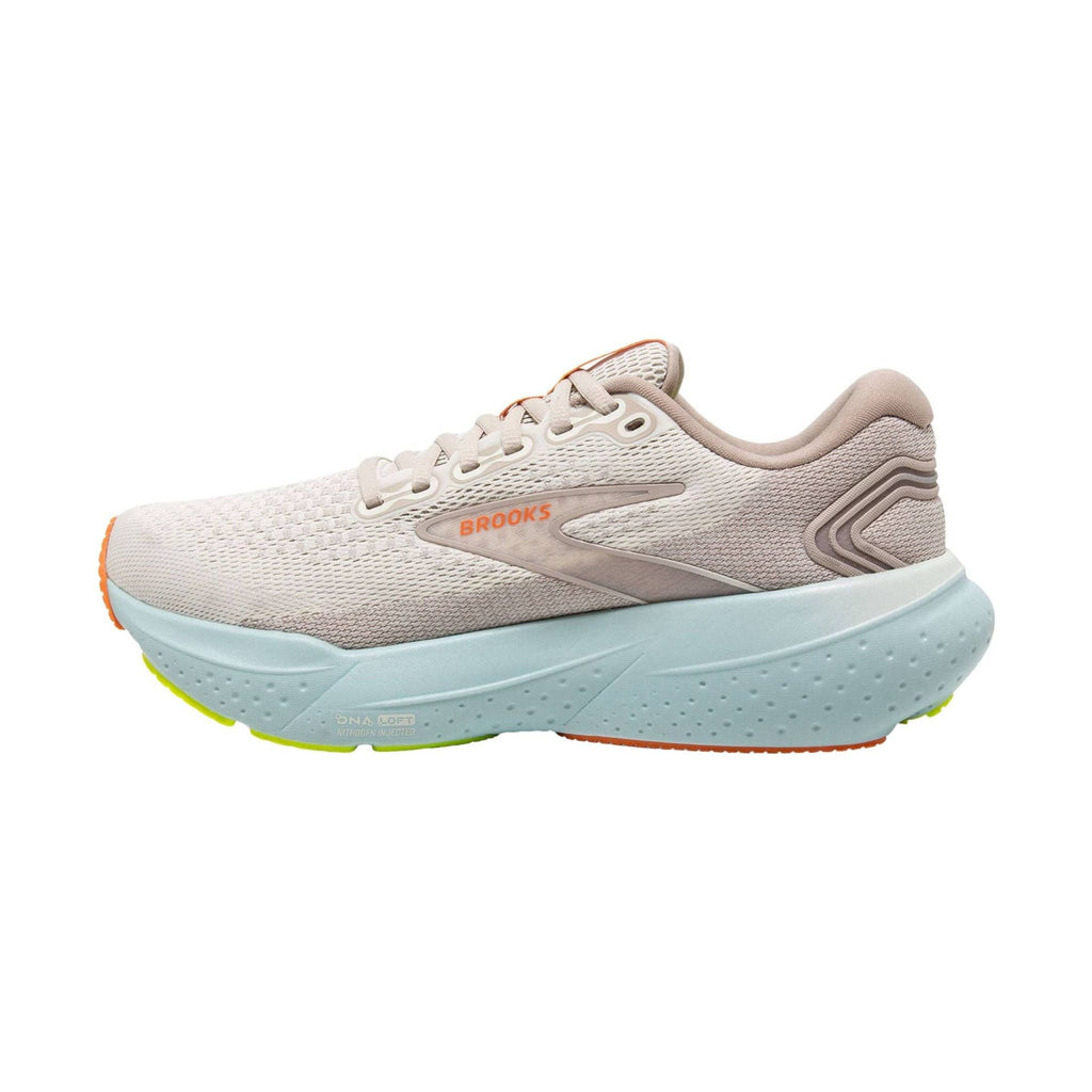 Brooks Women's Glycerin 21 Road Running Shoes - Coconut/Aqua/Autumn Sunset - Lenny's Shoe & Apparel