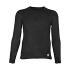 Carhartt Men's Force Midweight Waffle Base Layer Crewneck Top - Black - Lenny's Shoe & Apparel