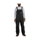 Carhartt Men's Storm Defender Loose Fit Heavyweight Bib Overall - Black - Lenny's Shoe & Apparel