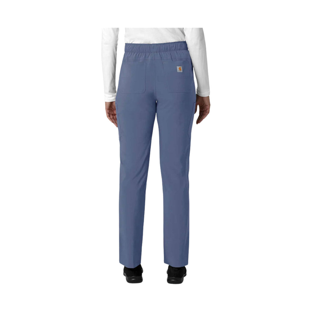 Carhartt Women's Force Cross Flex Straight Leg Cargo Scrub Pant - Riverside - Lenny's Shoe & Apparel