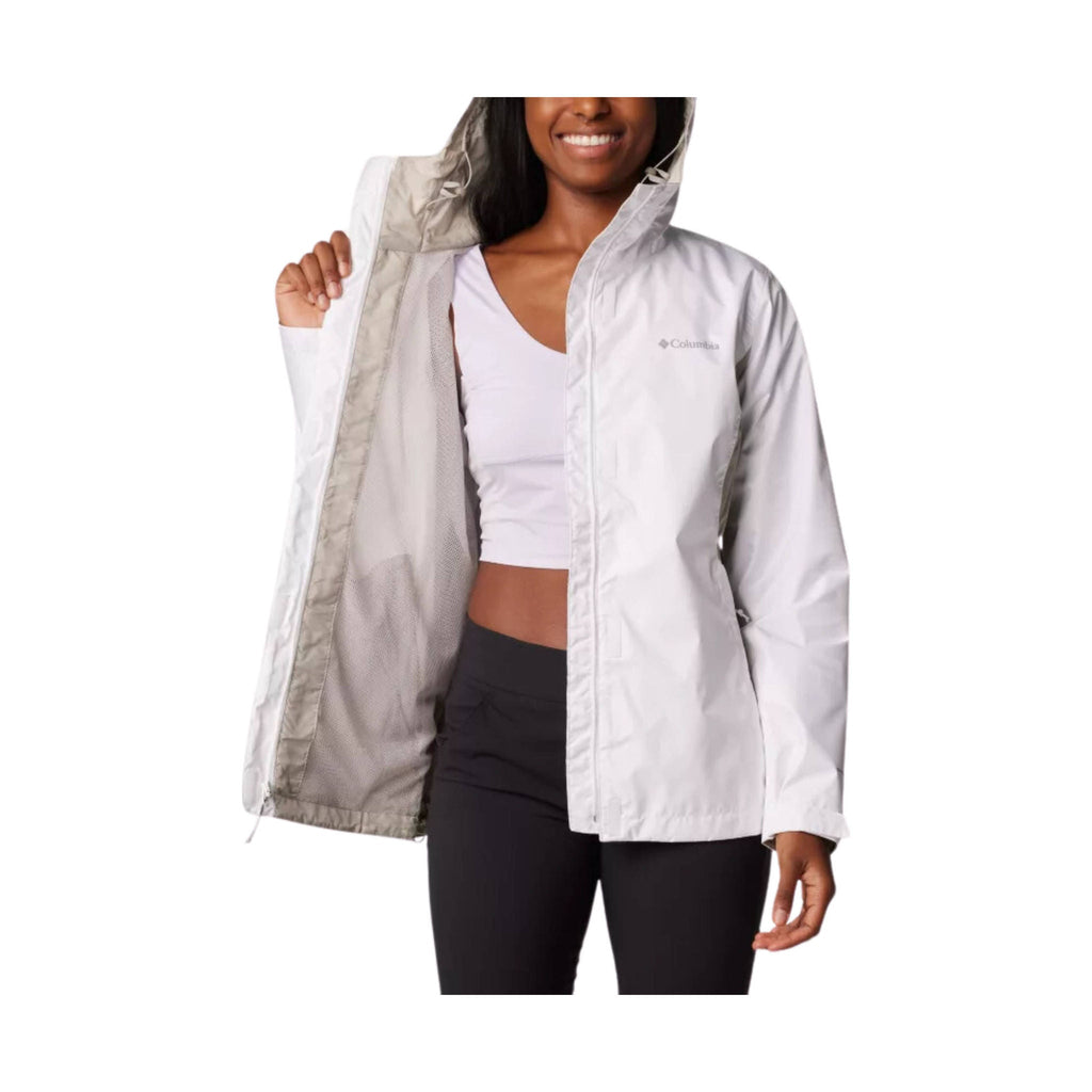 Columbia Women's Arcadia II Jacket - White/Flint Grey - Lenny's Shoe & Apparel