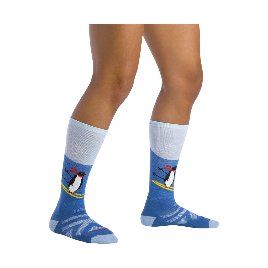 Darn Tough Vermont Kids' Penguin Peak Over The Calf Midweight Ski and Snowboard Sock - Stellar - Lenny's Shoe & Apparel