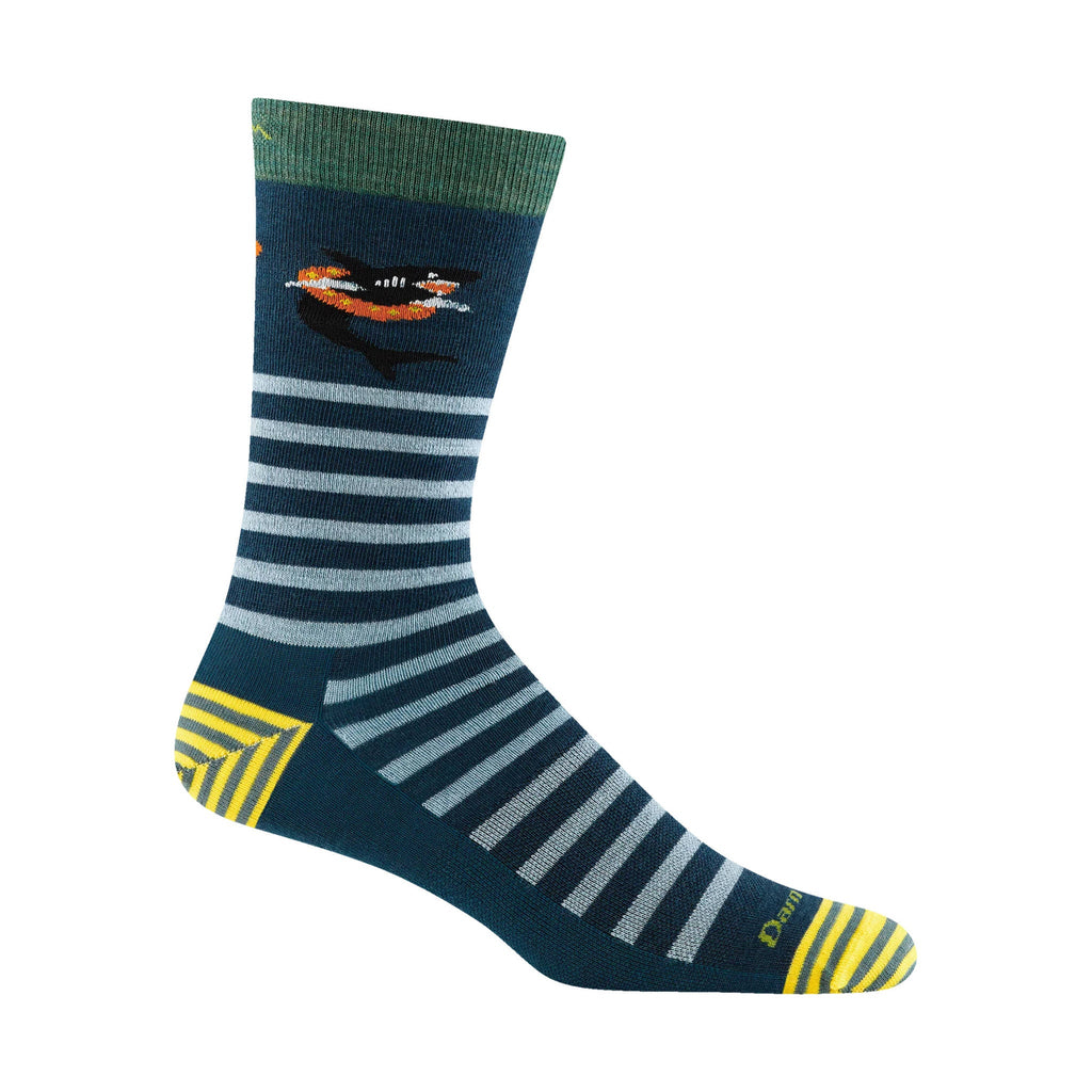 Darn Tough Vermont Men's Animal Haus Lightweight Lifestyle Sock - Dark Teal - Lenny's Shoe & Apparel