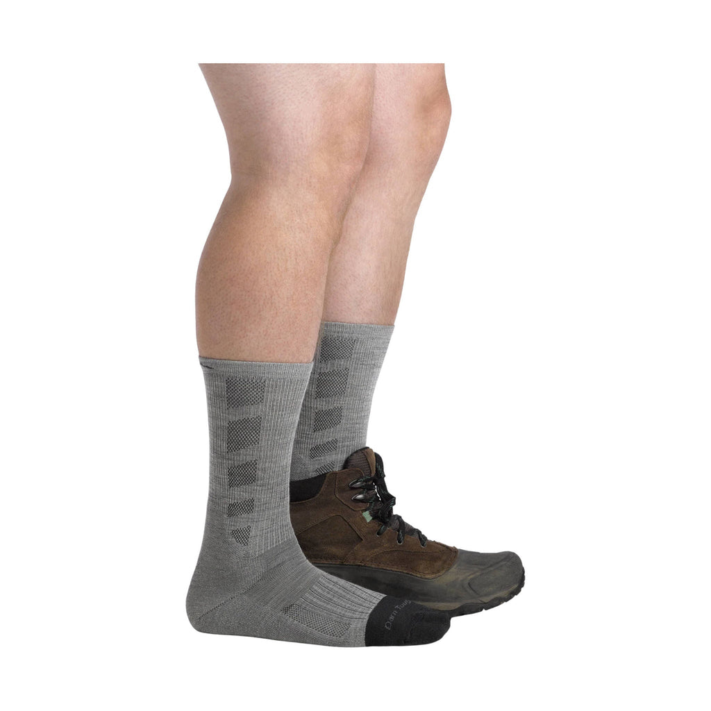 Darn Tough Vermont Men's Stanley K Boot Lightweight Work Sock - Ash - Lenny's Shoe & Apparel