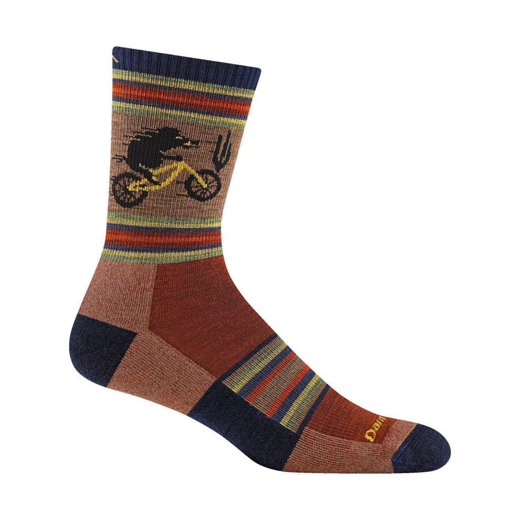 Darn Tough Vermont Men's Willoughby Micro Crew Lightweight Hiking Sock - Chestnut - Lenny's Shoe & Apparel