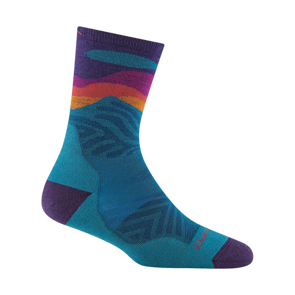 Darn Tough Vermont Women's Mirnavated Micro Crew Ultra Lightweight Running Sock - Cascade - Lenny's Shoe & Apparel