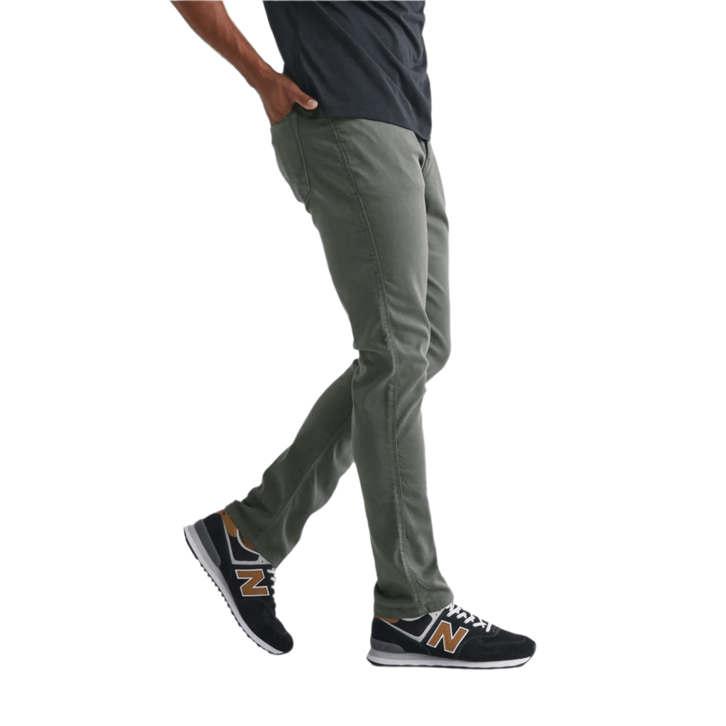 Duer Men's No Sweat Relaxed Taper Pant - Gull - Lenny's Shoe & Apparel