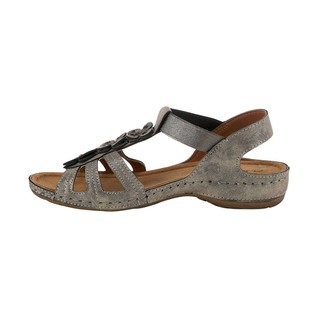 Flexus Women's Adede Slingback Sandal - Pewter - Lenny's Shoe & Apparel