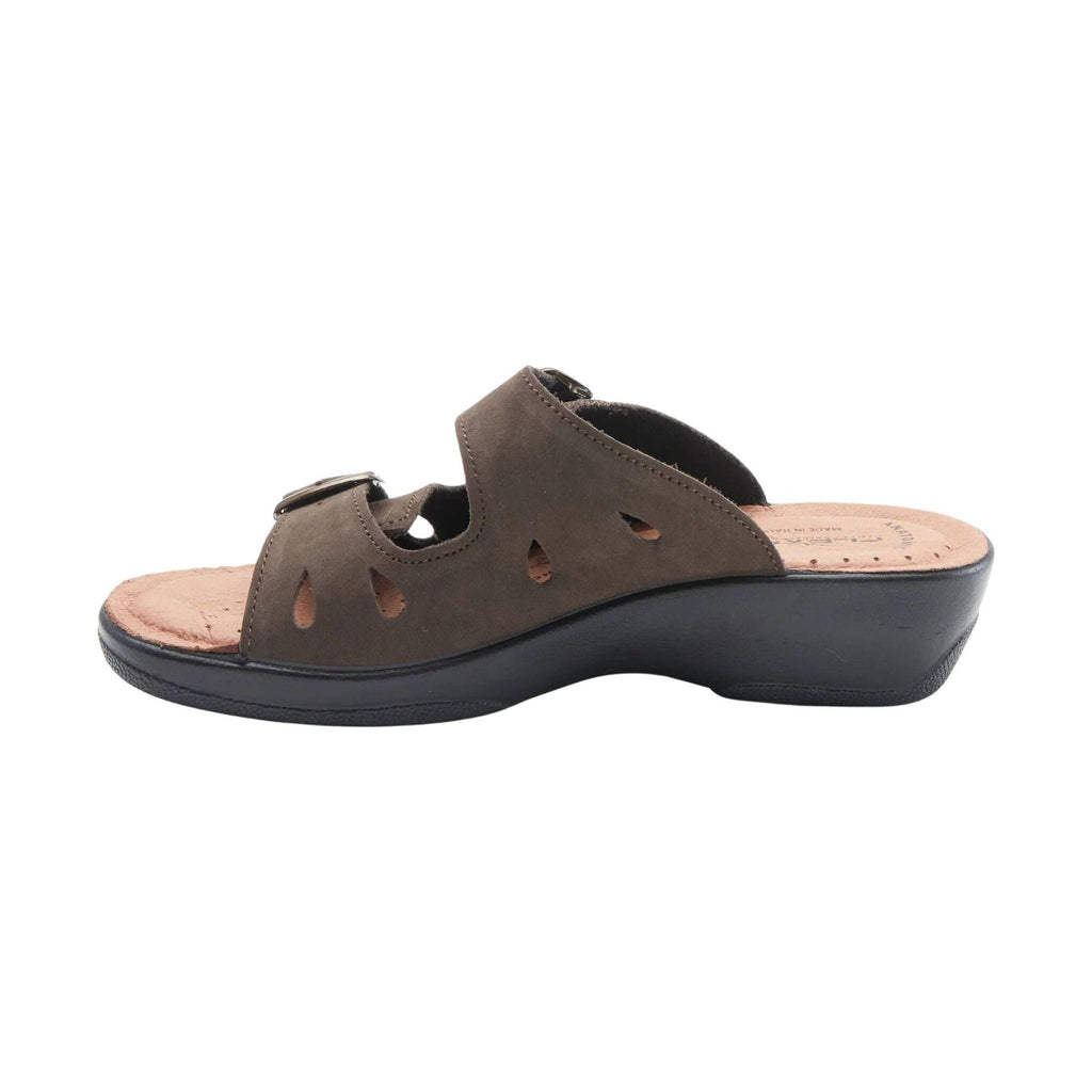 Flexus Women's Decca Slide Sandals - Tan - Lenny's Shoe & Apparel