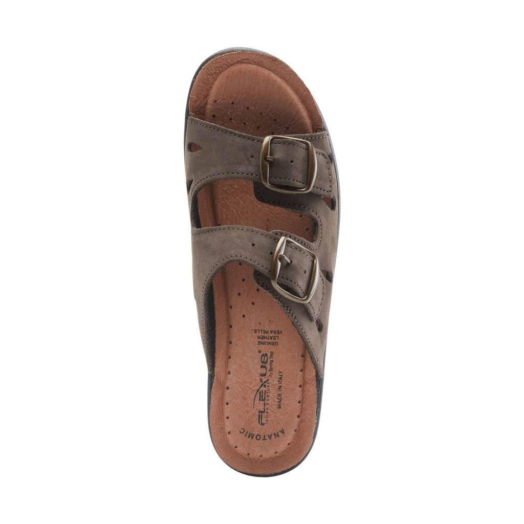 Flexus Women's Decca Slide Sandals - Tan - Lenny's Shoe & Apparel