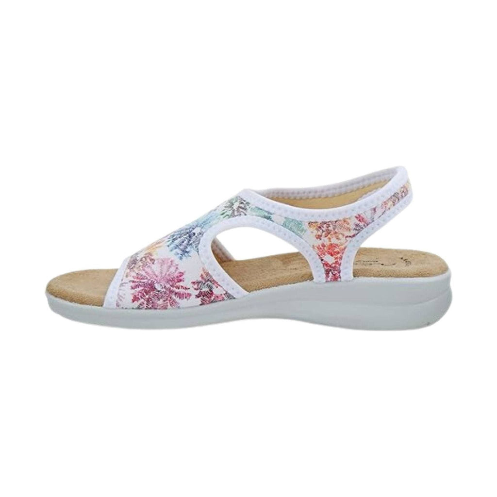 Flexus Women's Nyaman Sandal - White Multi - Lenny's Shoe & Apparel