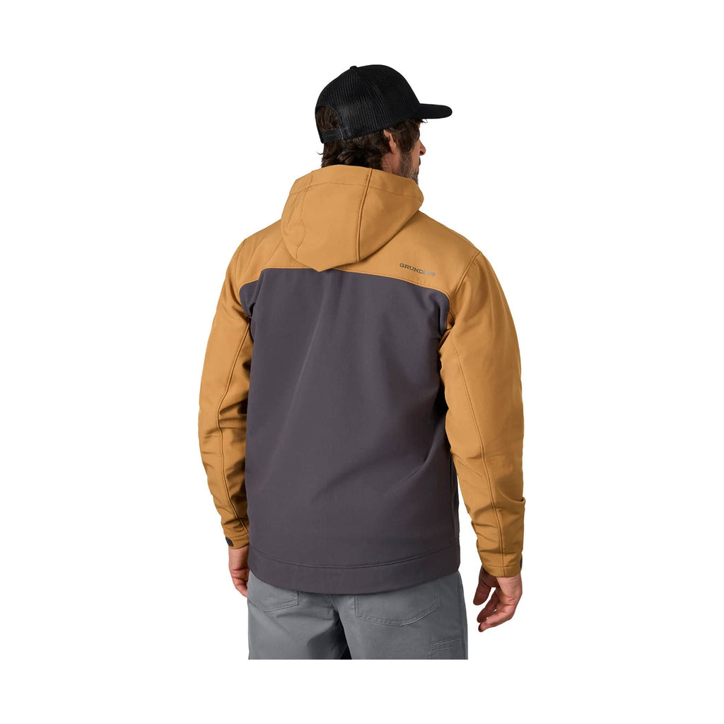 Grundens Men's Bulkhead Jacket - Whiskey/Anchor - Lenny's Shoe & Apparel