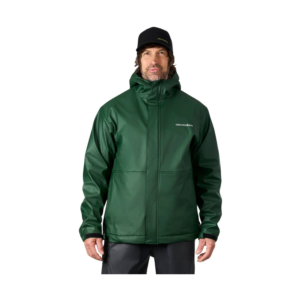 Grundens Men's Neptune Thermo Rain Jacket - Green - Lenny's Shoe & Apparel