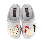 Haflinger Chicken Slippers - Grey - Lenny's Shoe & Apparel