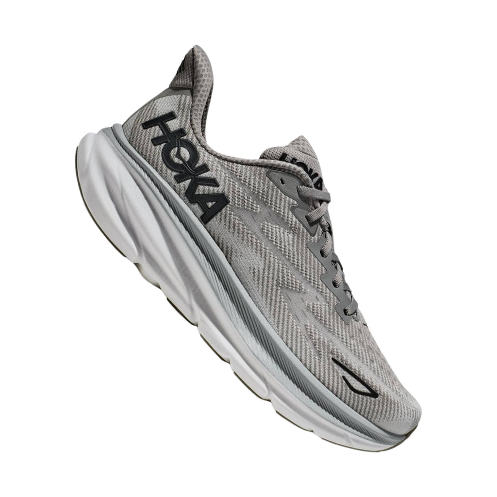 HOKA Men's Clifton 9 - Harbor Mist/ Black - Lenny's Shoe & Apparel