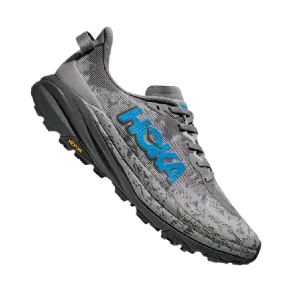 HOKA Men's Speedgoat 6 Trail Running Shoes - Galactic Grey/ HOKA Blue - Lenny's Shoe & Apparel