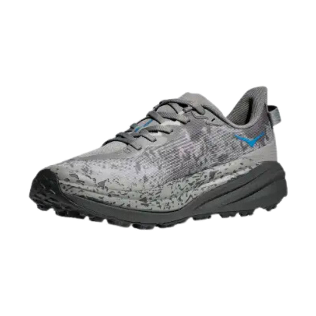 HOKA Men's Speedgoat 6 Trail Running Shoes - Galactic Grey/ HOKA Blue - Lenny's Shoe & Apparel