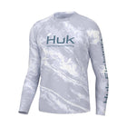 Huk Men's Mossy Oak Pursuit Performance Crew - Mossy Oak Stormwater Bonefish - Lenny's Shoe & Apparel