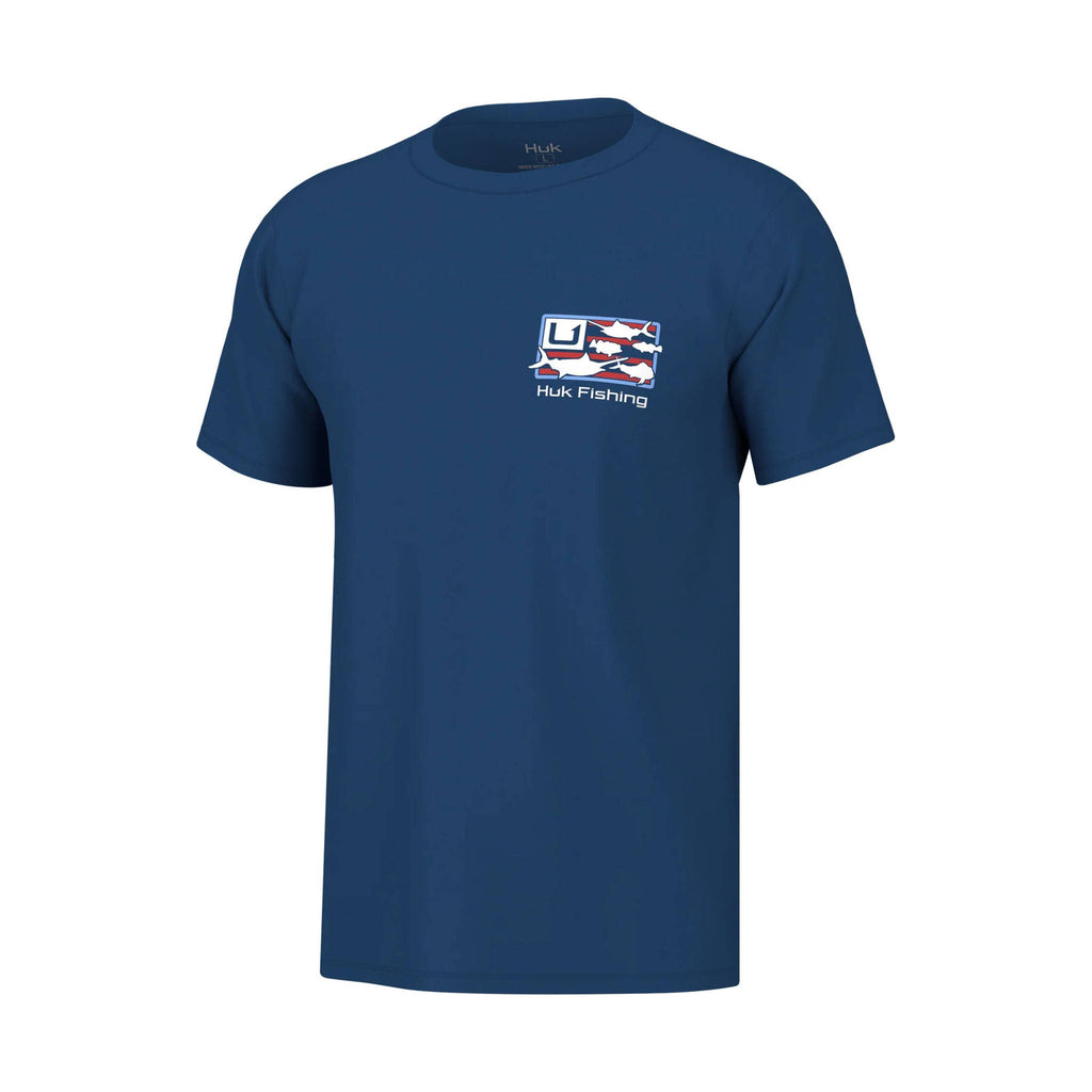 Huk Men's Trophy Flag Tee - Set Sail - Lenny's Shoe & Apparel