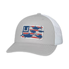 Huk Trophy Flag Trucker Hat - Harbor Mist - Lenny's Shoe & Apparel