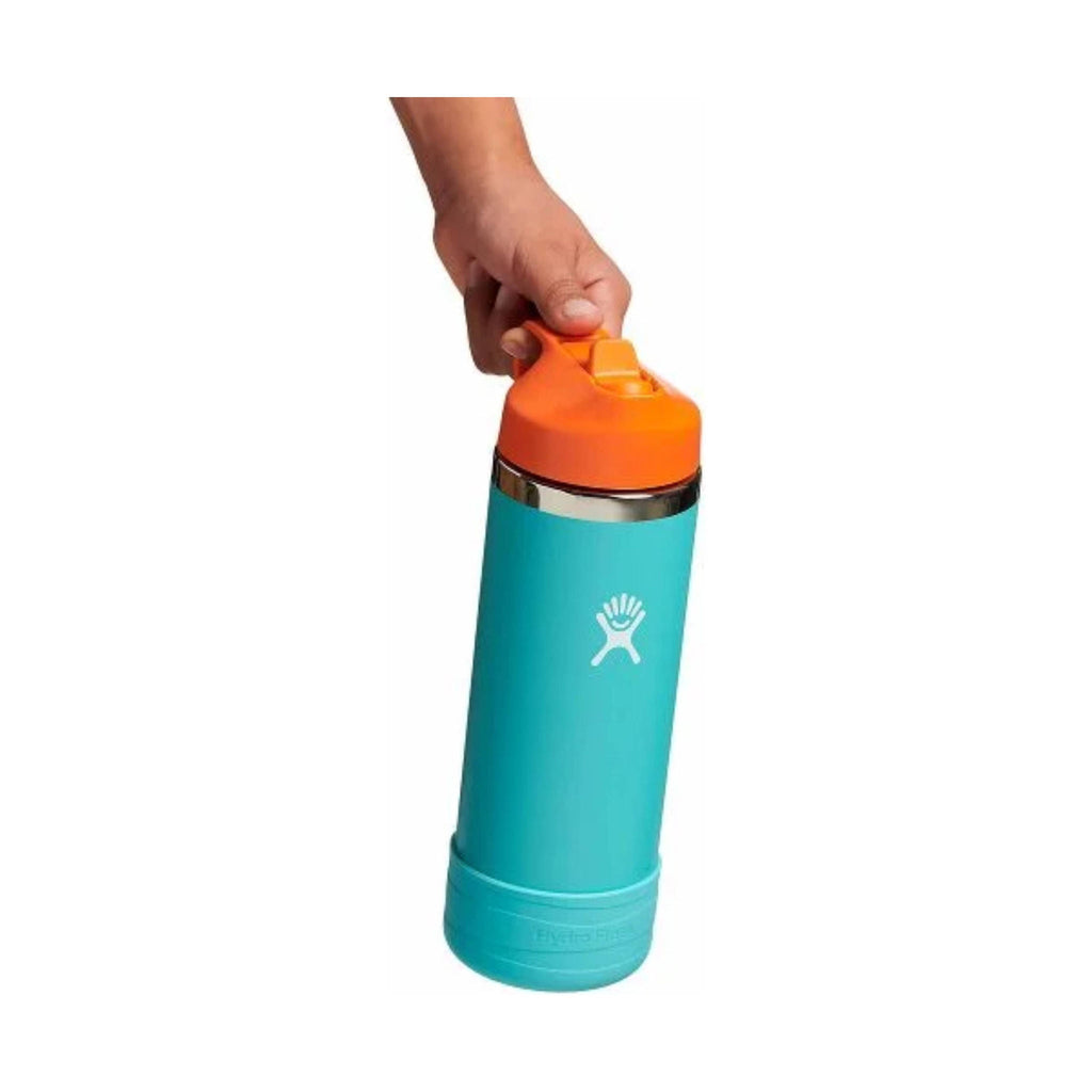 Hydro Flask Kids' 18 OZ Wide Mouth With Straw Cap - Seaspray - Lenny's Shoe & Apparel