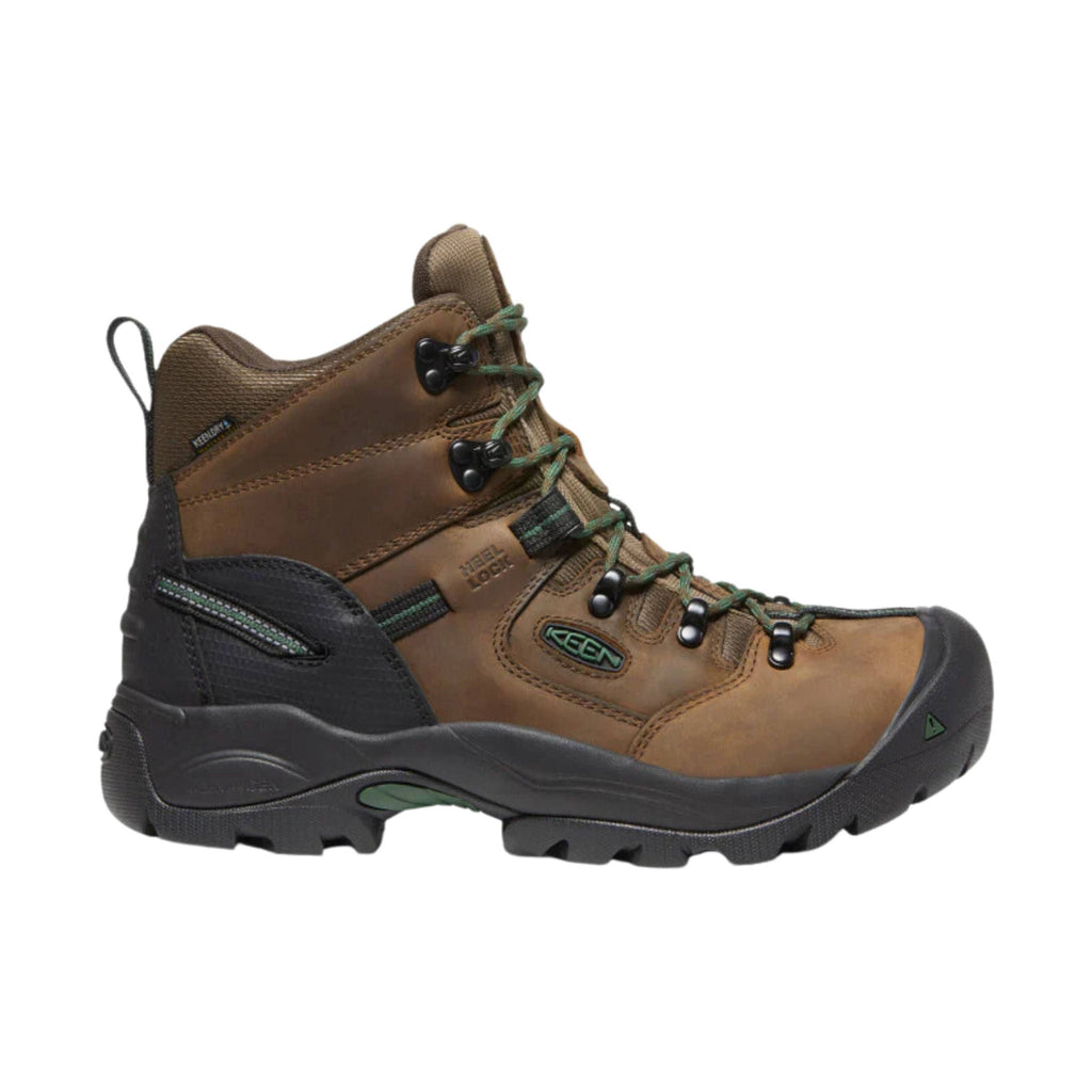 KEEN Utility Men's Pittsburgh Energy 6 Inch Waterproof Carbon Fiber Toe Work Boots - Cascade Brown/Greener Pastures - Lenny's Shoe & Apparel