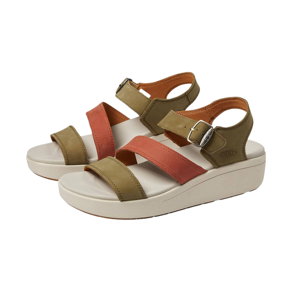 KEEN Women's Ellecity Sandal - Martini Olive/Baked Clay - Lenny's Shoe & Apparel