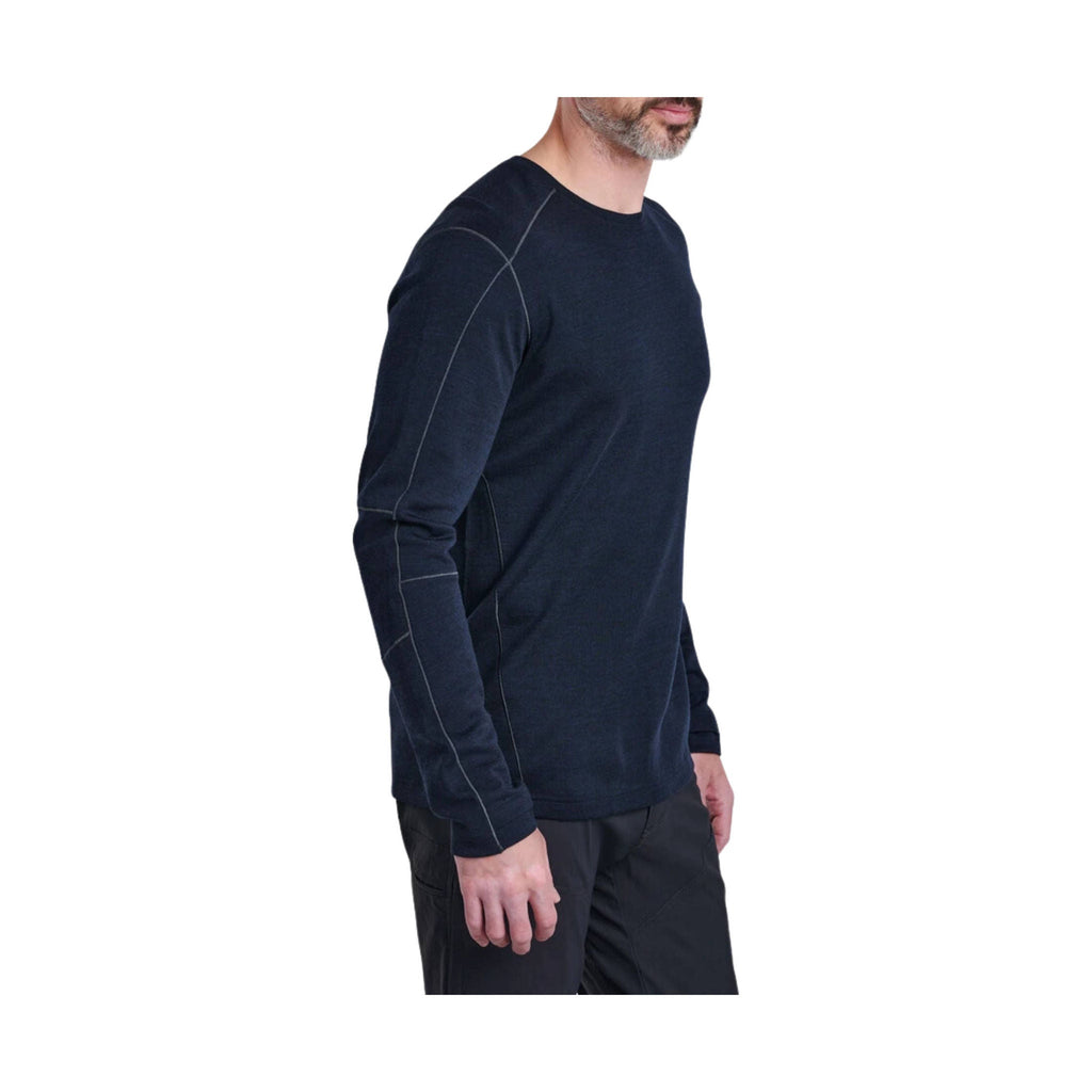 Kuhl Men's Invigoratr Merino Crew - Pirate Blue - Lenny's Shoe & Apparel