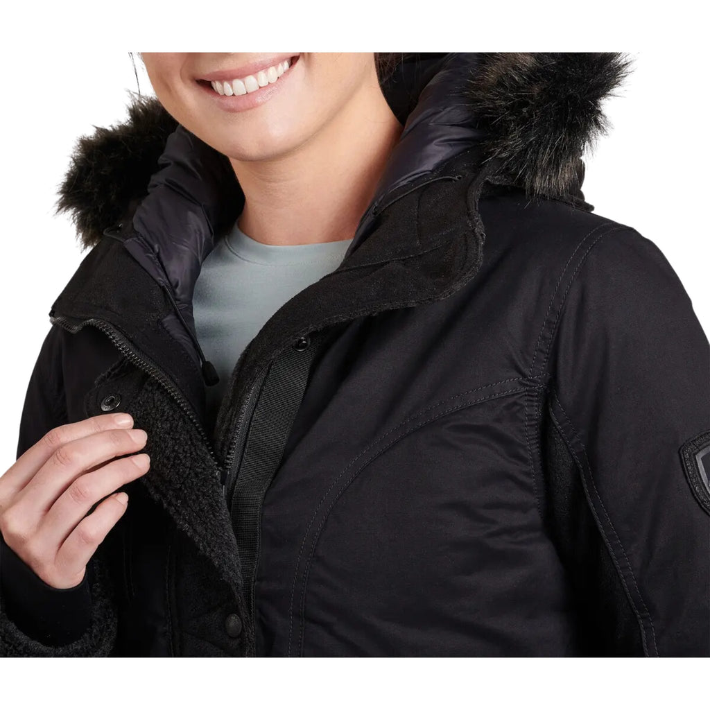 Kuhl Women's Arktik Down Parka - Blackout - Lenny's Shoe & Apparel