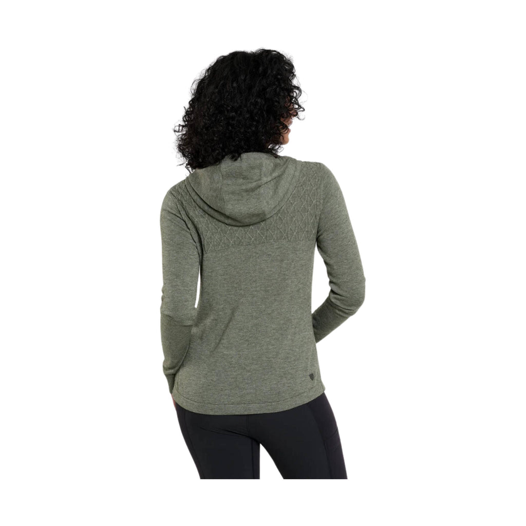 Kuhl Women's Kortina Hooded Sweater - Soft Pine - Lenny's Shoe & Apparel