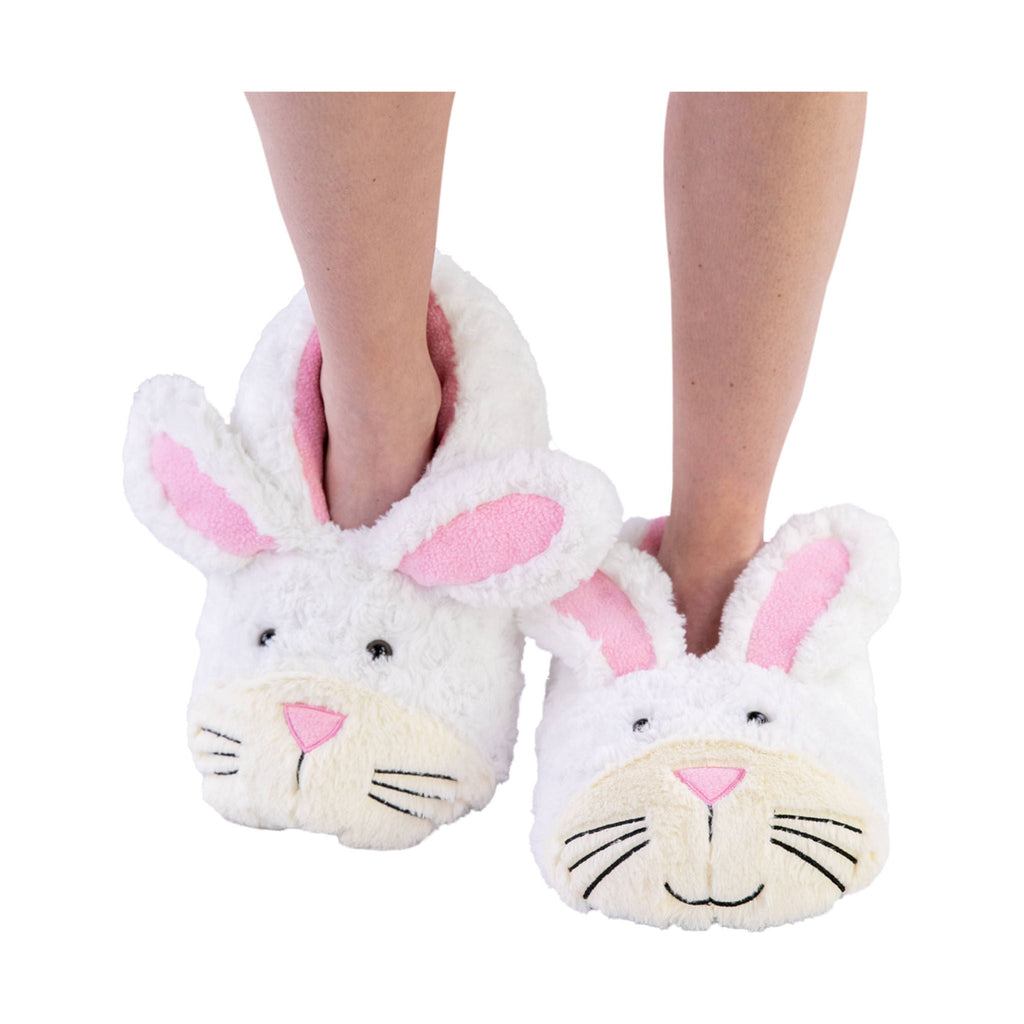 Lazy One Kids' Bunny Slippers - White/Pink - Lenny's Shoe & Apparel