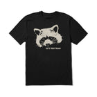 Life Is Good Men's High Low Raccoon Short Sleeve Tee - Jet Black - Lenny's Shoe & Apparel