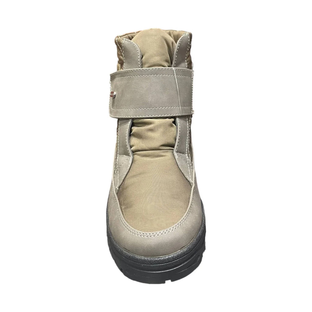 Navatex Women's Velcro Closure Winter Boots - Taupe - Lenny's Shoe & Apparel