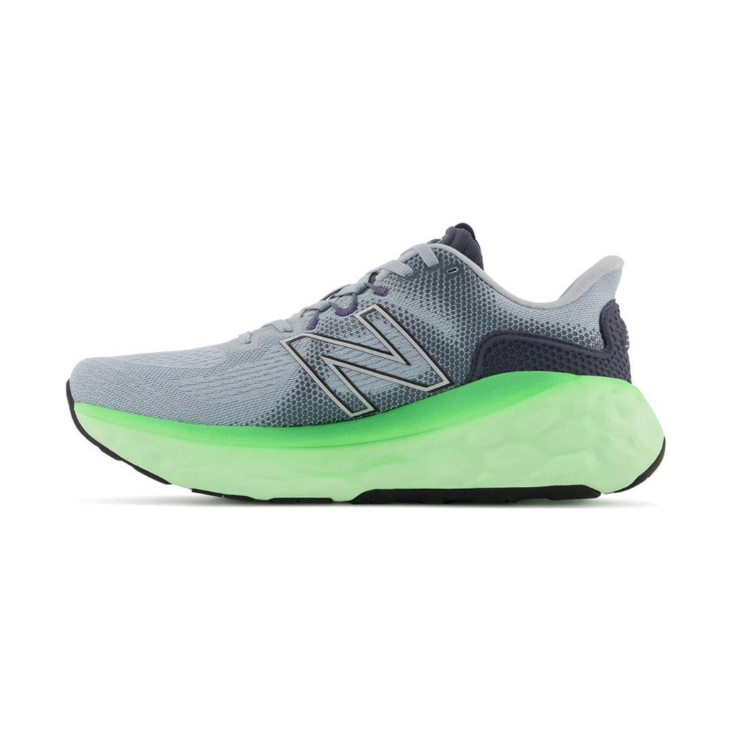 New Balance Men's Fresh Foam More v3 Shoes - Light Slate/Vibrant Spring - Lenny's Shoe & Apparel