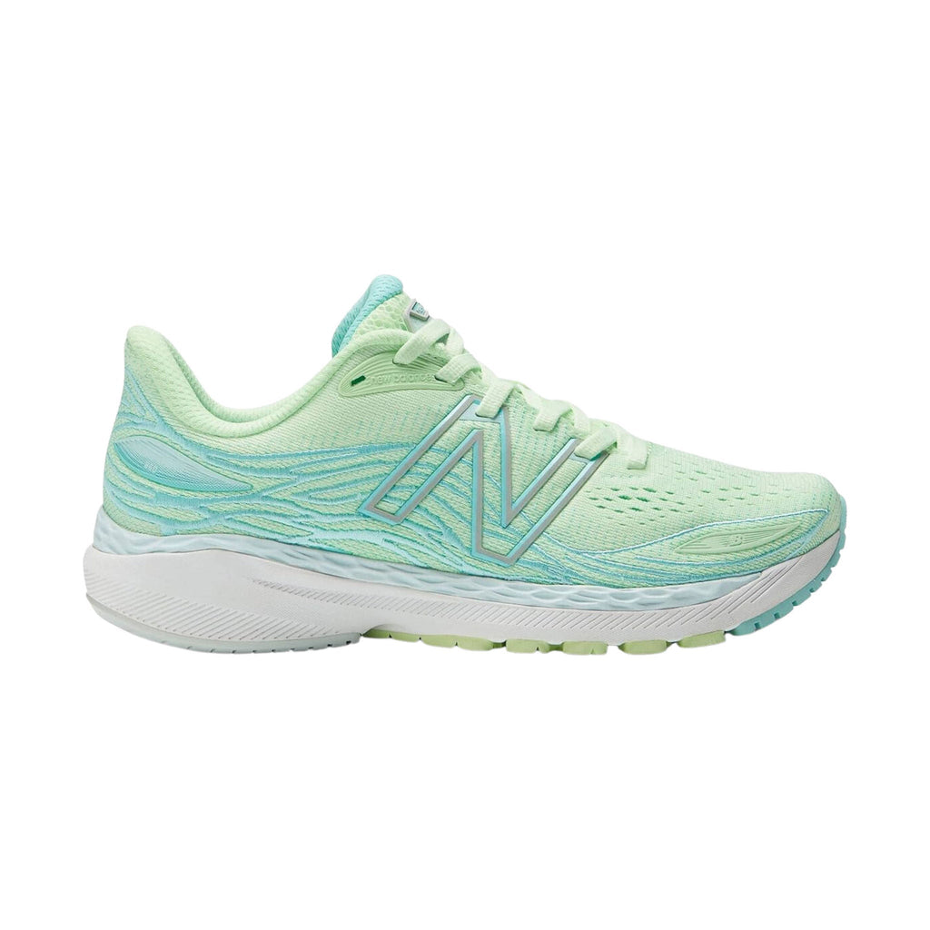 New Balance Women's Fresh Foam X 860v12 - Vibrant Spring Glo/Surf - Lenny's Shoe & Apparel