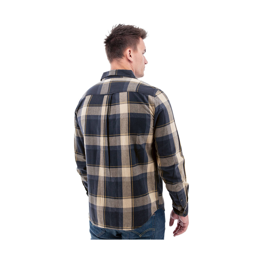 Old Ranch Men's Miles Organic Flannel Shirt - Dark Blue - ONLINE STORE CREDIT/EXCHANGE ONLY - Lenny's Shoe & Apparel