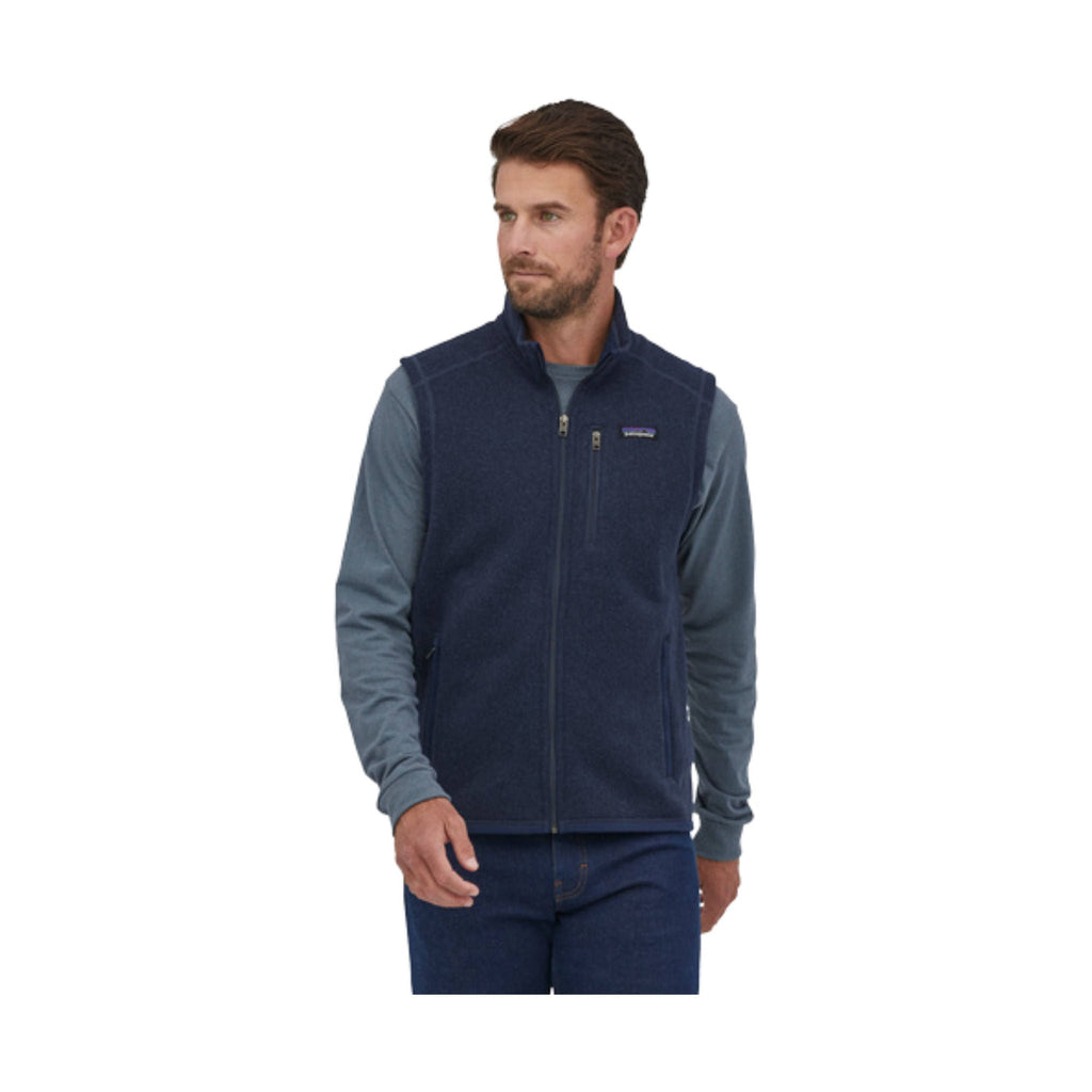 Patagonia Men's Better Sweater Fleece Vest - New Navy - Lenny's Shoe & Apparel