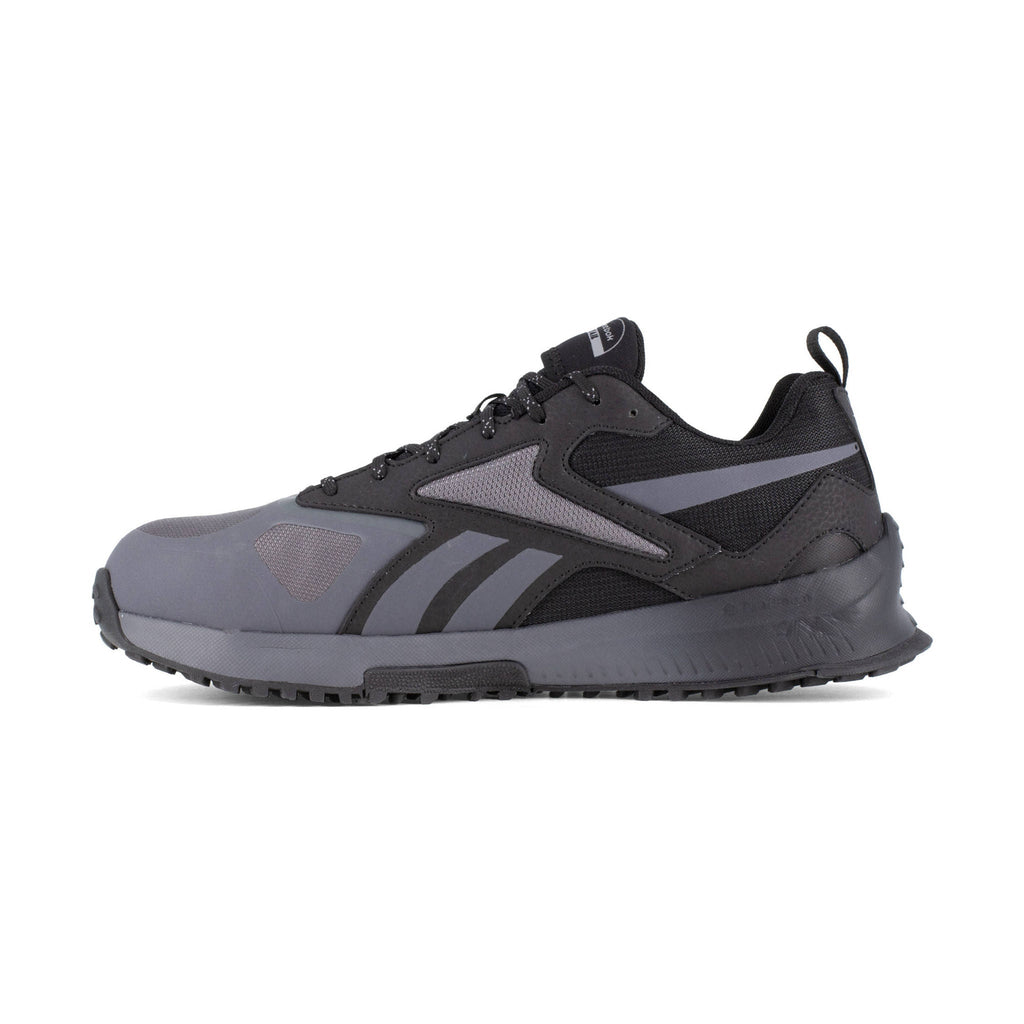 Reebok Work Men's Lavante Trail 2 Running Composite Toe Work Shoes - Grey/Black - Lenny's Shoe & Apparel